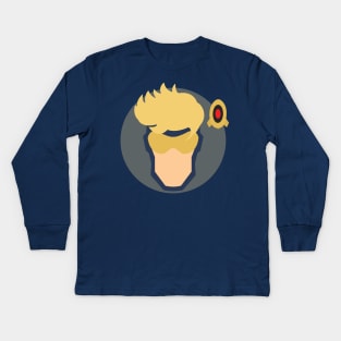 Booster Gold & Skeets Kids Long Sleeve T-Shirt